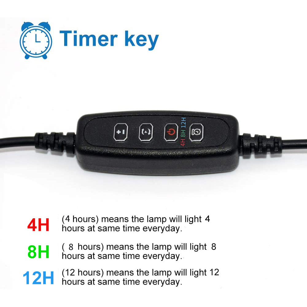 Submersible LED Aquarium Light with Timer Auto On Off for Fish Tank view 5