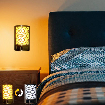 LED Sensor Color Temperature Adjustable Night Light Lamp for Bedroom view 2