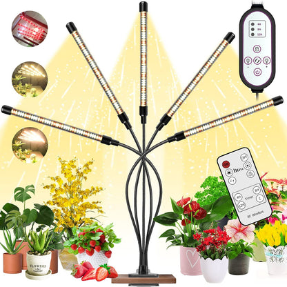 Full Spectrum LED Plant Lights with Timer Auto On Off for Seedlings view 2