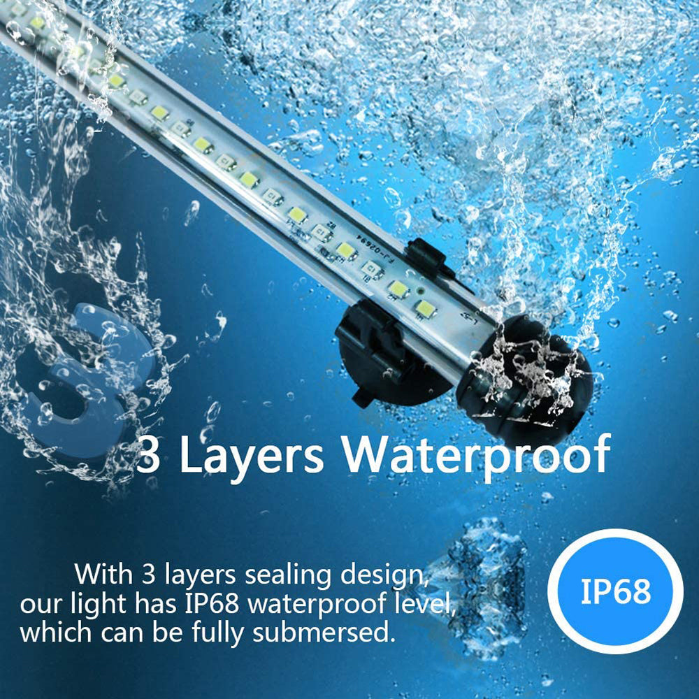 Submersible LED Aquarium Light with Timer Auto On Off for Fish Tank view 7