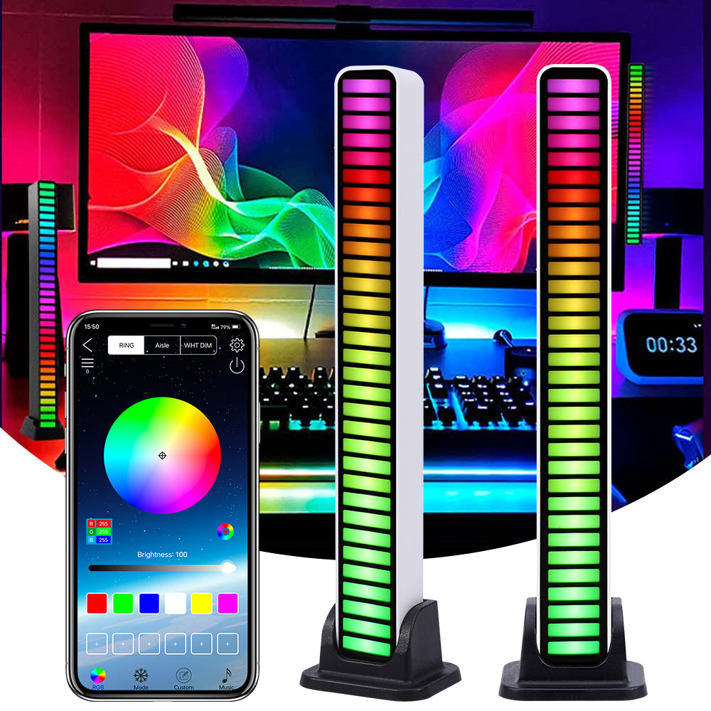 RGB Bluetooth APP Control Music Sync LED Light Bar for Room Decor view 2