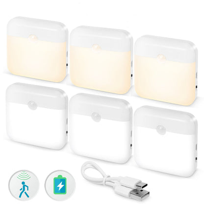 LED Motion Sensor Night Light Lamp for Bedroom Hallway and Bathroom view 2