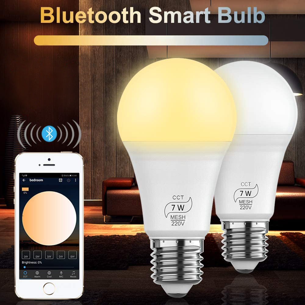 Bluetooth Smart LED Bulb for Home Lighting and Bedroom Lamps