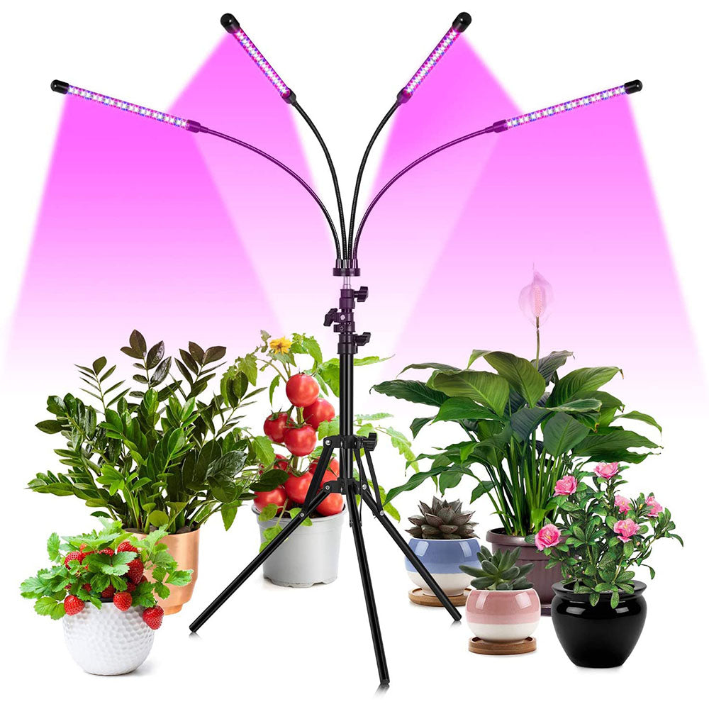 Floor Plant Light Tripod Stand 38 to 120cm and 3 Modes for Seedlings view 2