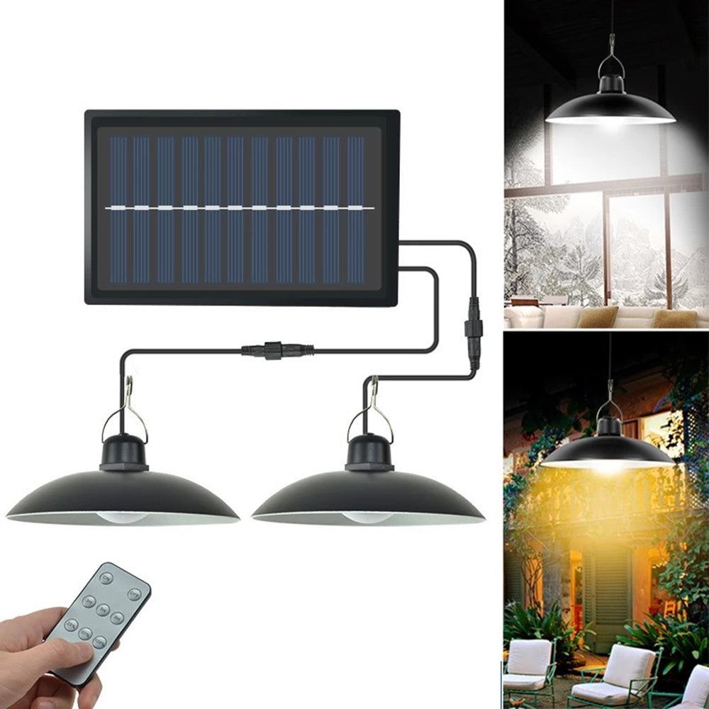 Waterproof Solar Vintage Pendant Lights for Garden Yard and Patio view 2
