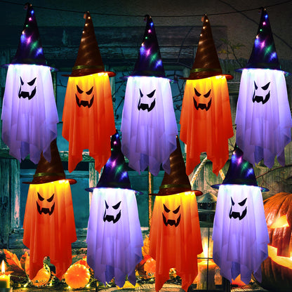Halloween Decorations Outdoor Lighted Witch Hats for Holiday Decor view 2