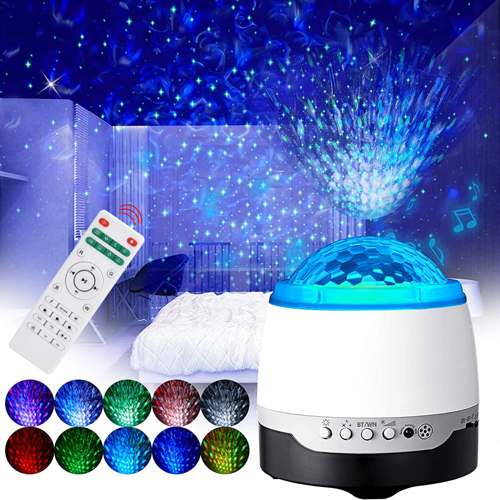 LED Galaxy Star Projector Night Light Lamp for Bedroom Ceiling view 2
