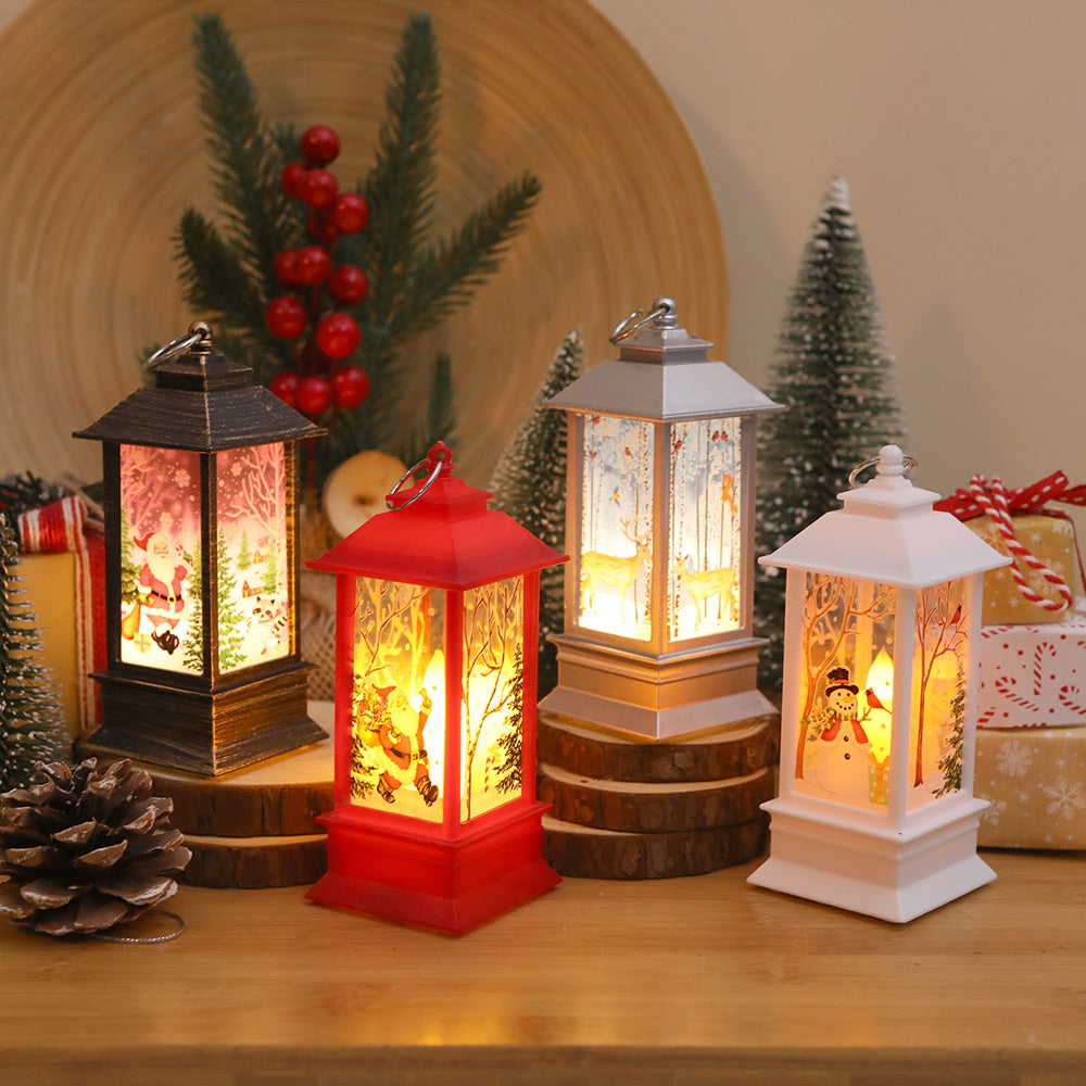 Christmas Portable Flameless LED Candle Lanterns Lights for Home Decor view 2