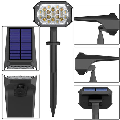 Waterproof Outdoor Solar Pathway Spot Light for Garden Yard and Patio