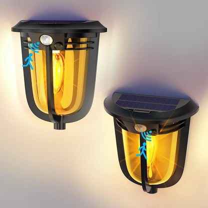 Solar Outdoor Motion Sensor Lights for Garden Yard and Patio view 2