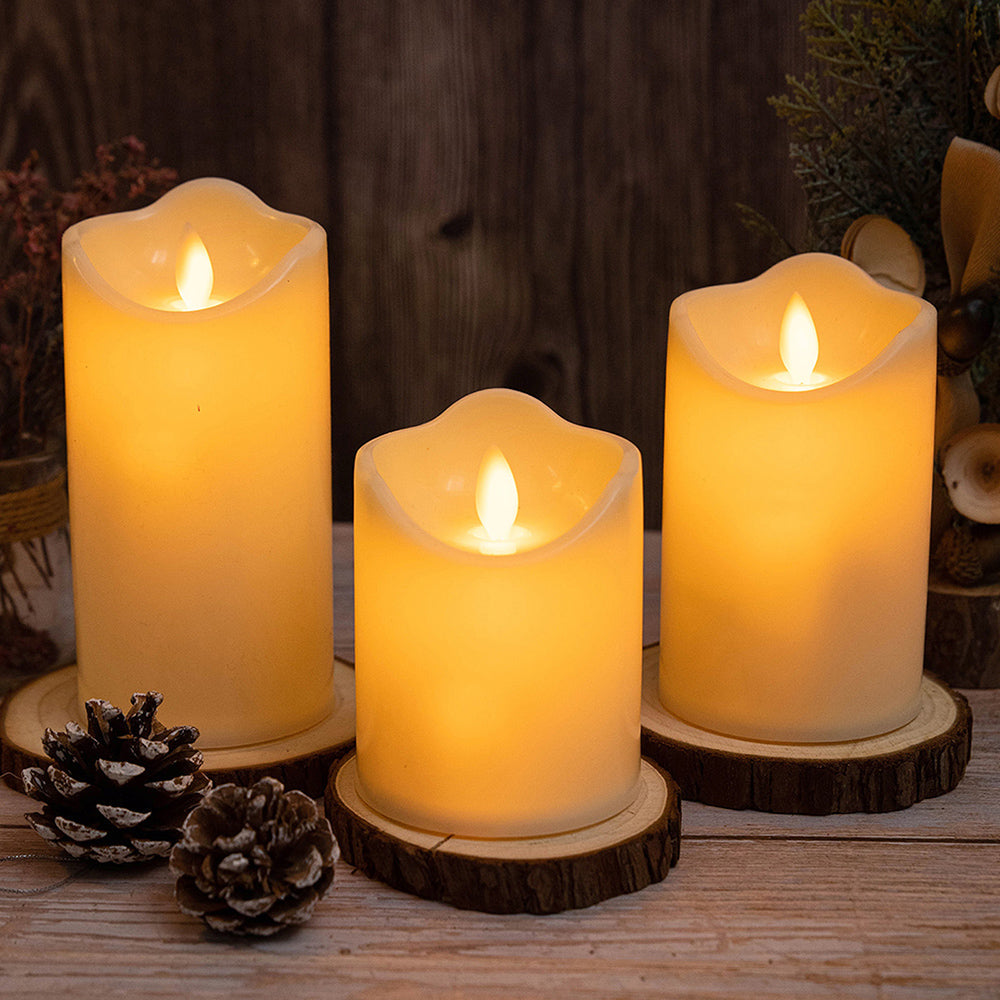 Flameless Votive Candles Smokeless Electric Fake Candle for Home Decor view 2