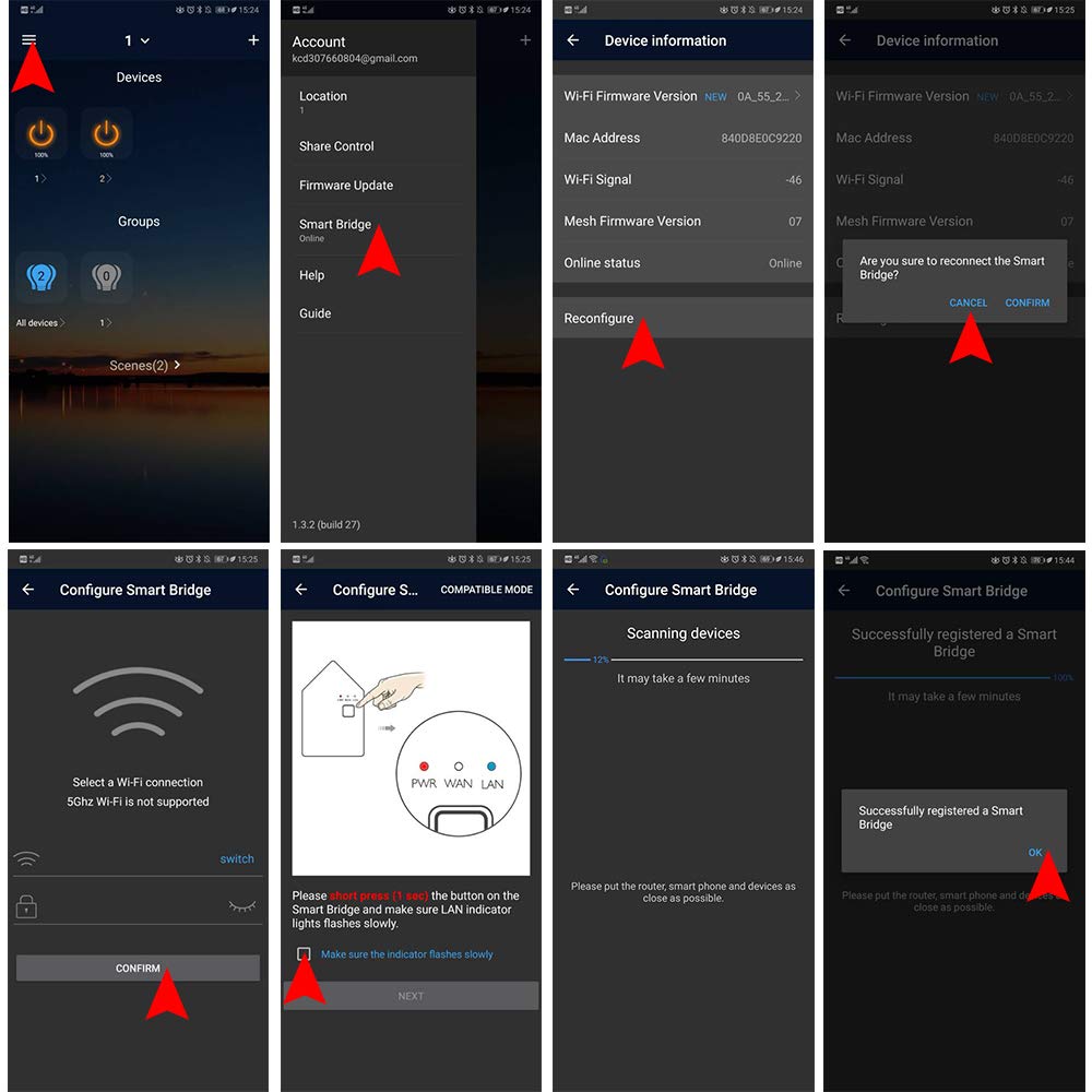 Smart Bridge for Smart Home BT Mesh APP Control of Smart LED Light view 5