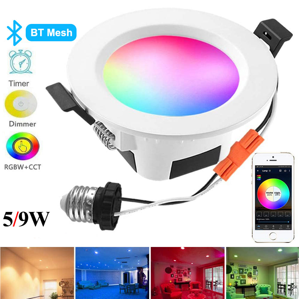 LED Recessed Downlights Smart Wireless Bluetooth Mesh for Ceiling view 2