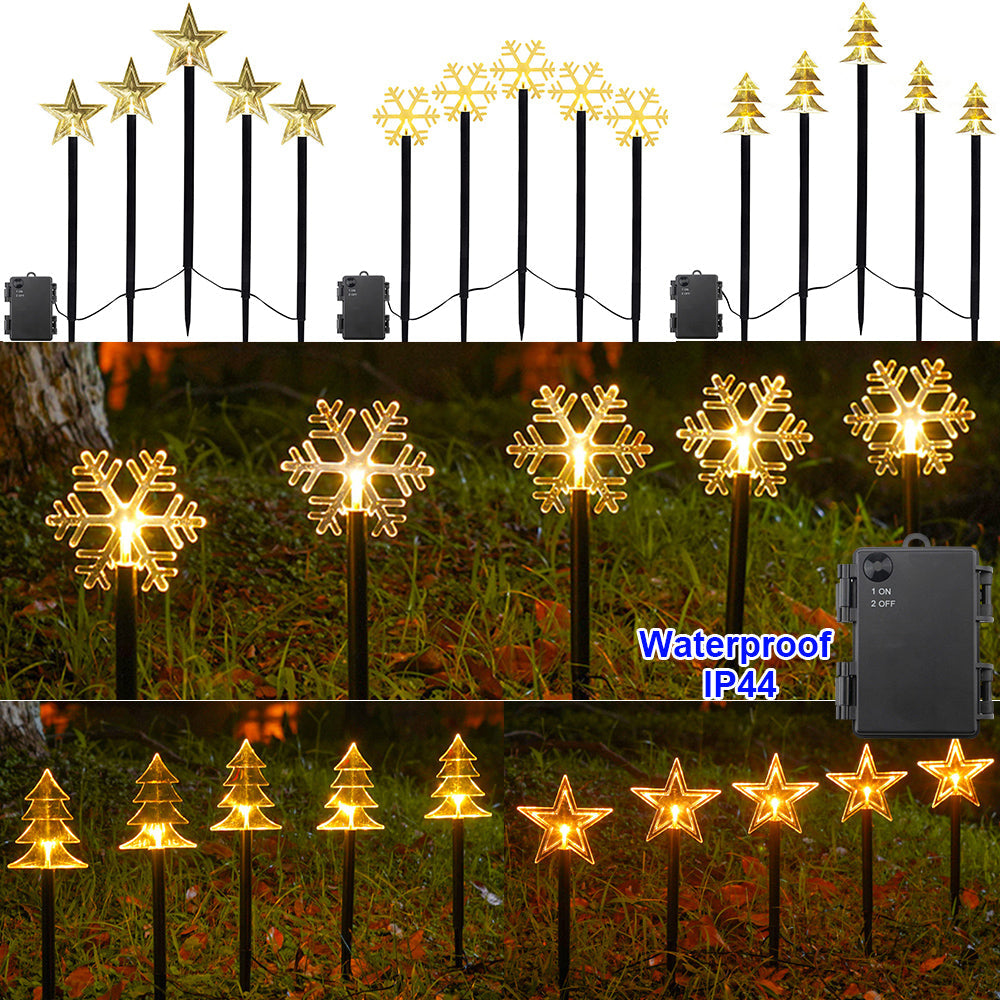 Waterproof Christmas Pathway Lights for Holiday Home and Party Decor view 2