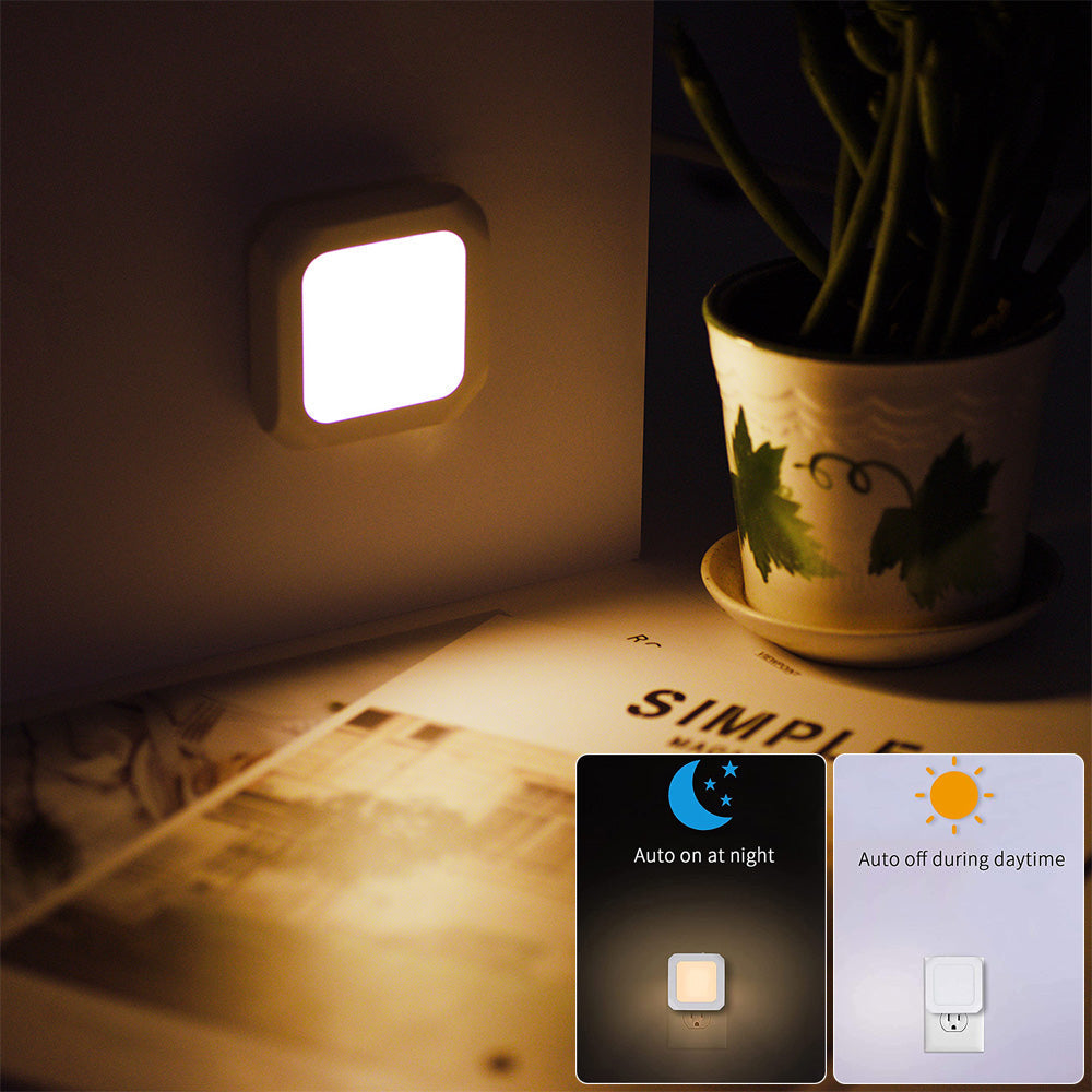 Plug in Dimmable LED Night Light Lamp for Bedroom Hallway and Bathroom view 2