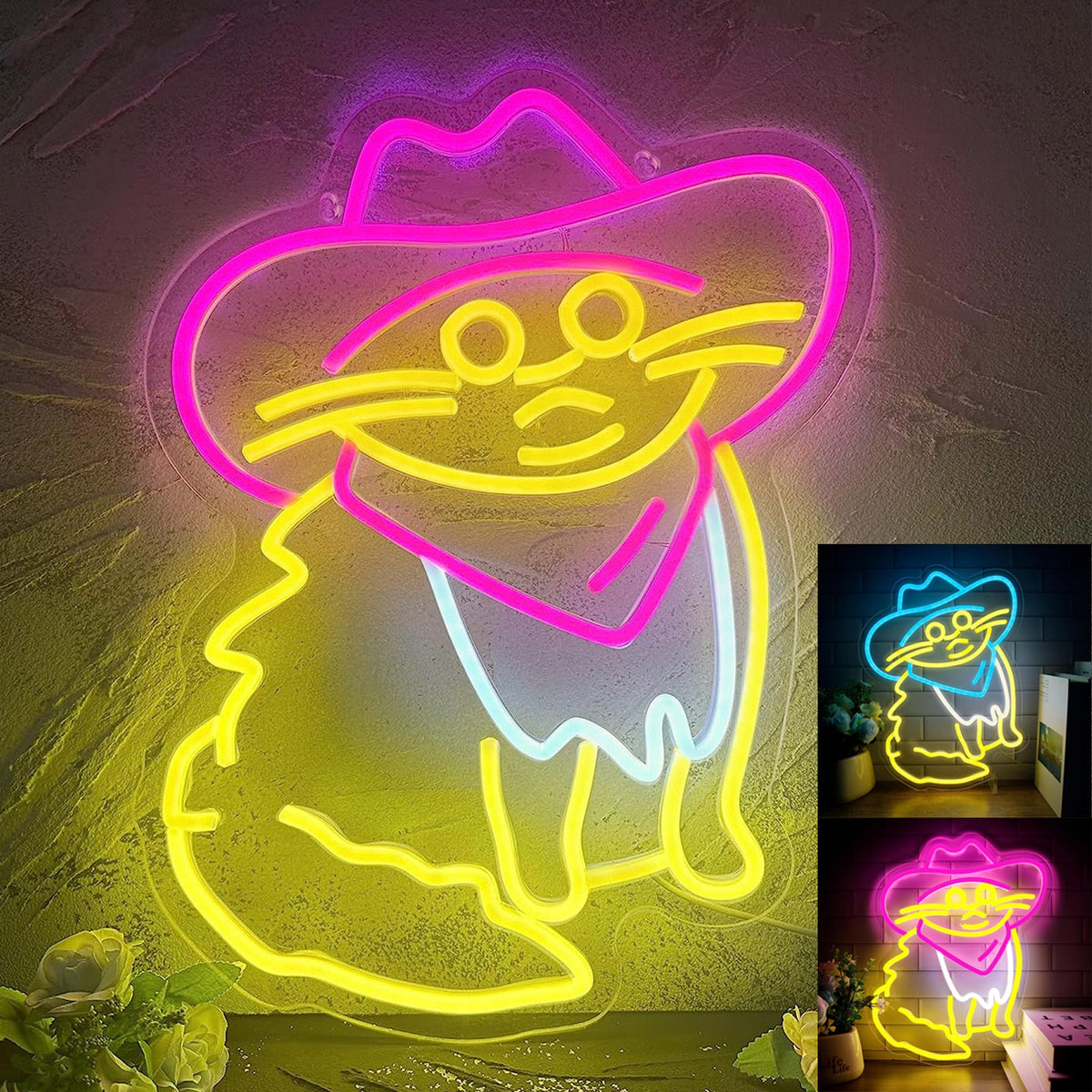 LED Neon Sign Light for Bedroom Bar Shop and Wall Decor Display view 2