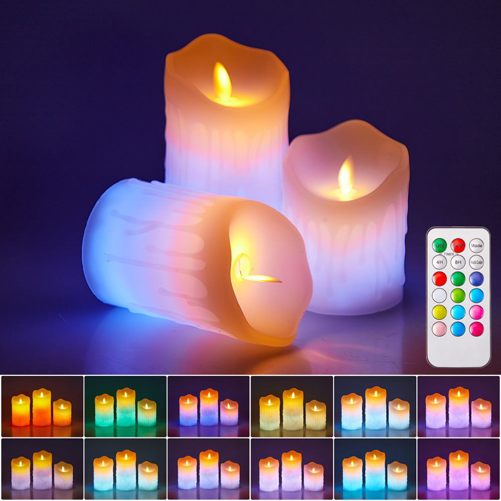 LED Flameless Candle Lights for Home Table Mantel and Party Decor view 2