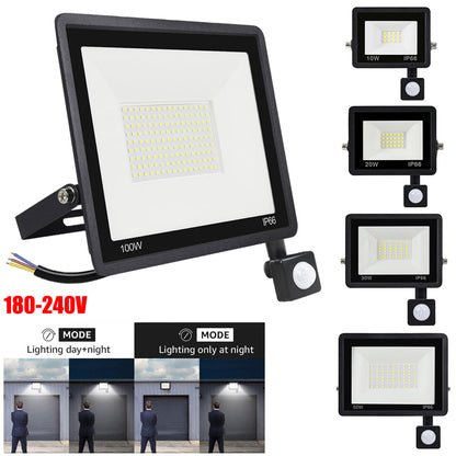Outdoor PIR LED Motion Sensor Security Lights for Porch and Garage view 2
