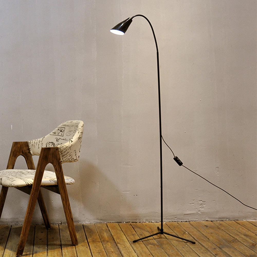 Gooseneck LED Floor Lamp Dimmable Modern Reading Lamp for Living Room view 2