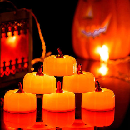 LED Pumpkin Lights Jack O Lantern for Halloween Home and Porch Decor view 2