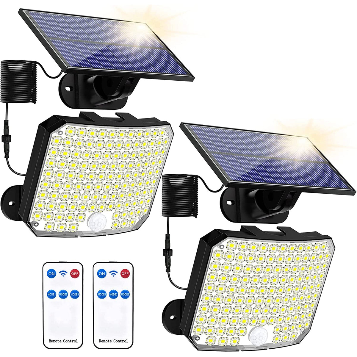 Outdoor Solar Lights for Garden Yard Fence and Patio Lighting view 2