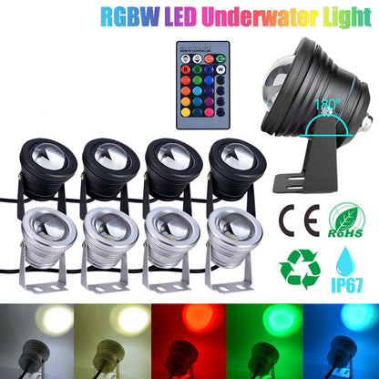 LED Underwater Pond Fountain Spotlight for Garden Yard and Patio view 2