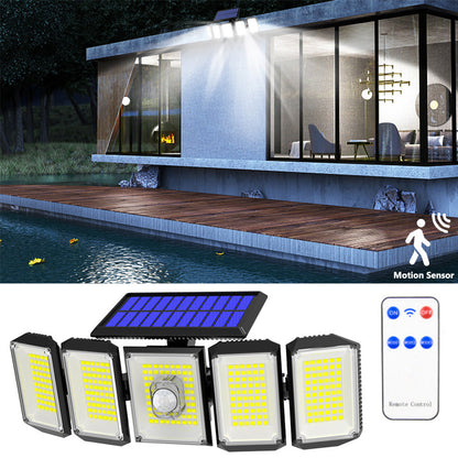 Outdoor Motion Sensor Solar Lights with Remote Control for Garden Yard view 2