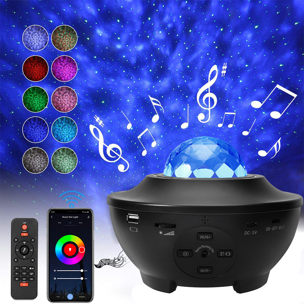 WiFi Smart LED Galaxy Projector Light Lamp for Bedroom Ceiling view 2