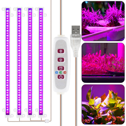 LED Grow Light Strips for Indoor Plants Seedlings and Herb Shelves