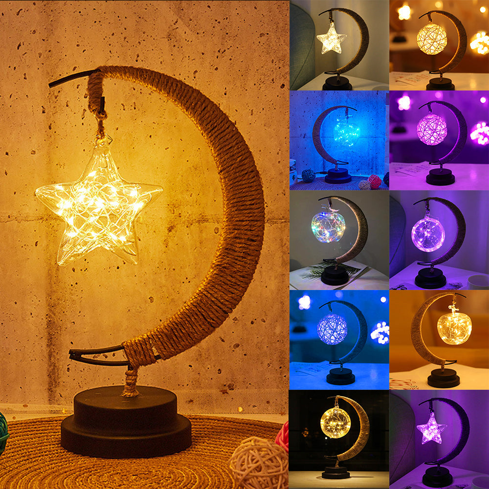 Glass Ball LED Night Light Lamp for Bedroom Hallway and Bathroom view 2
