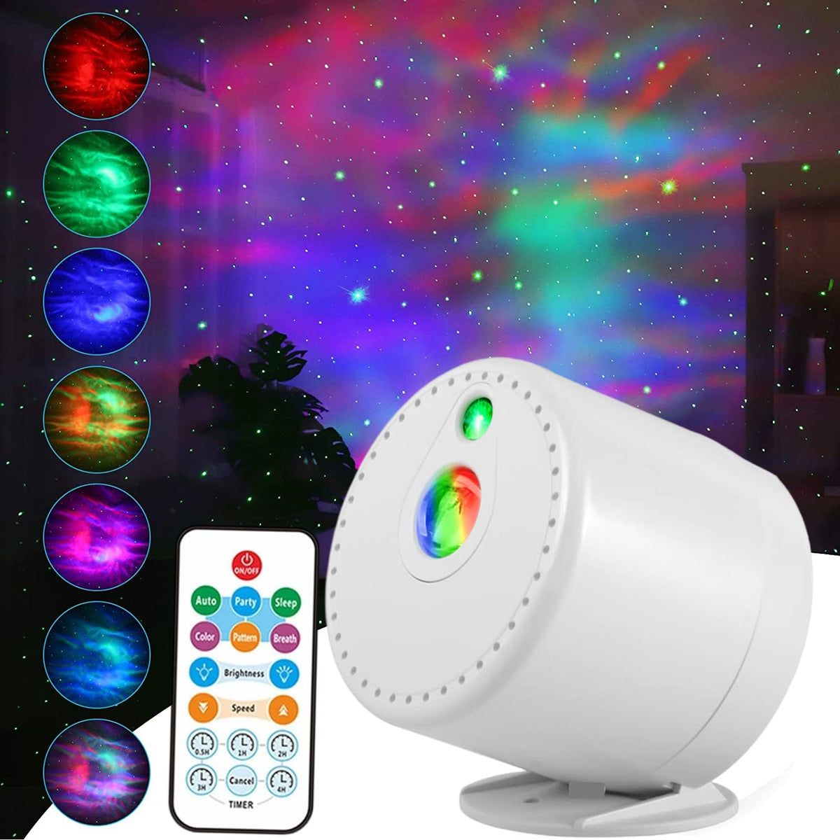 LED Star Projector RGB Fullcolor Aurora Lamp for Bedroom Ceiling view 2