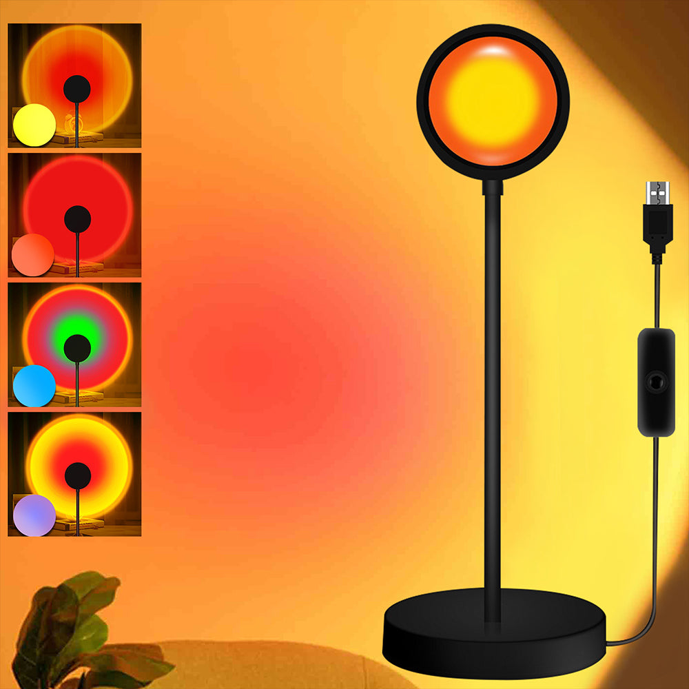 Sunset Projection Light 4 in 1 Lamp for Bedroom Ceiling and Room Decor view 2