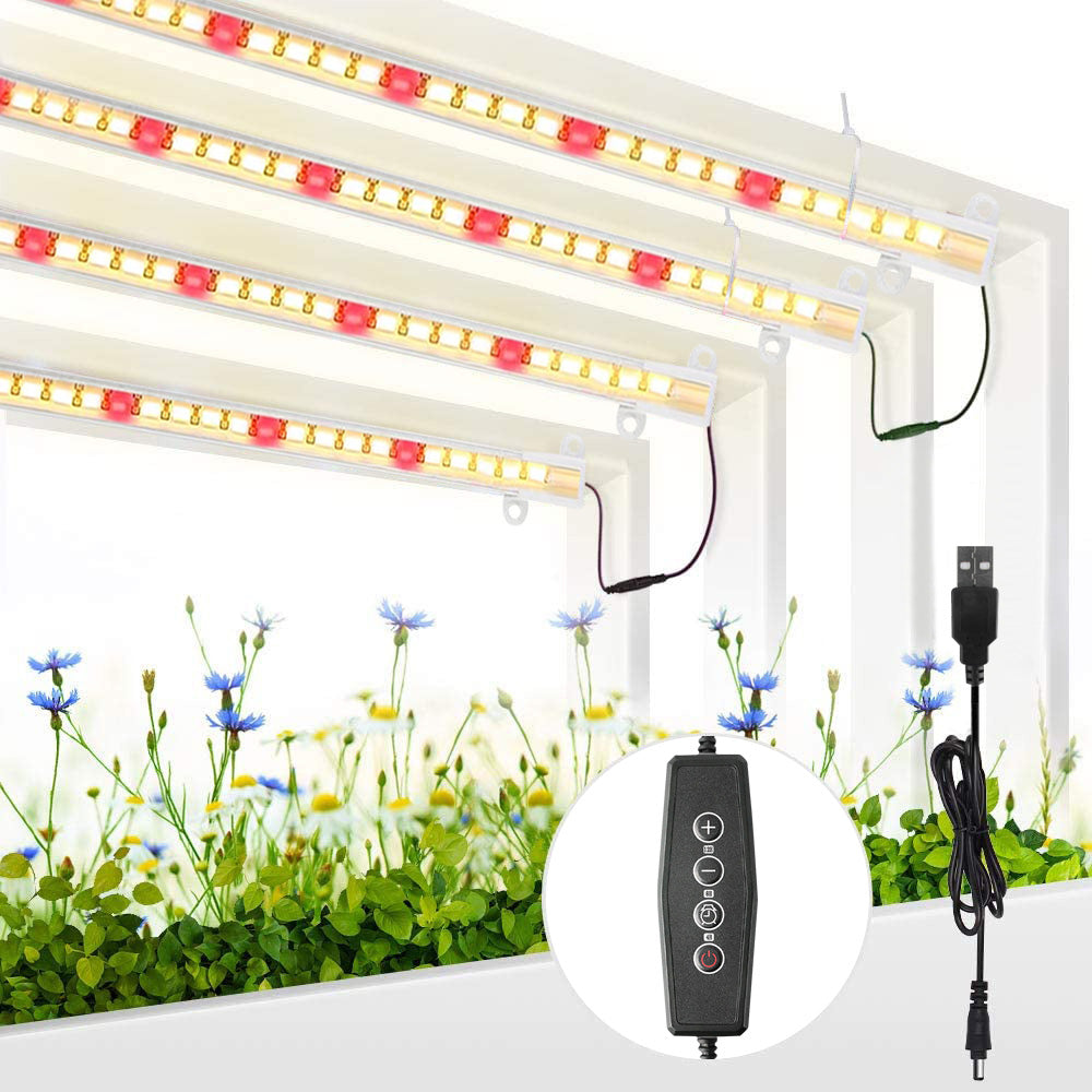 LED Grow Light Strips 3500K Full Spectrum Sunlight for Indoor Plants view 2