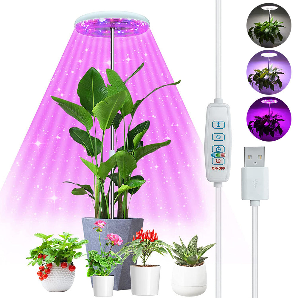 Ring Light Head Grow Lights 72 LEDs Full Spectrum 360 Degree Range view 2