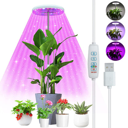 Ring Light Head Grow Lights 72 LEDs Full Spectrum 360 Degree Range view 2