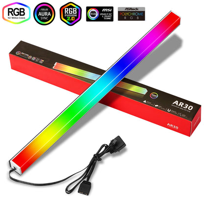 ARGB LED Strip for PC with 5V 3 pin for Gaming PC Case Lighting view 2