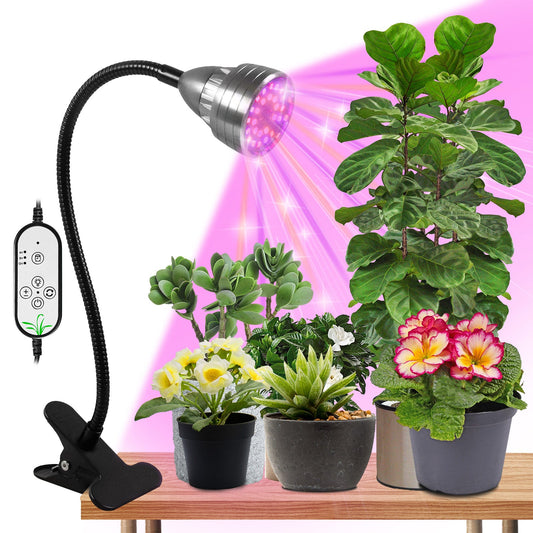 Clip on LED Plant Lights for Indoor Plants Seedlings and Herbs
