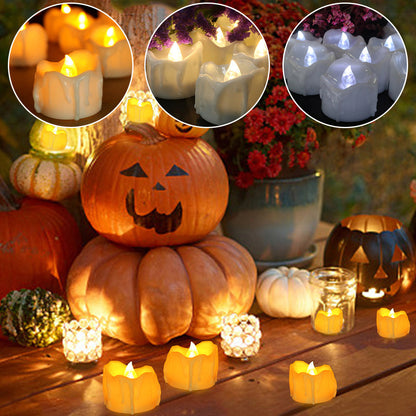 Flameless Flickering LED Tea Lights for Home Table and Party Decor view 2