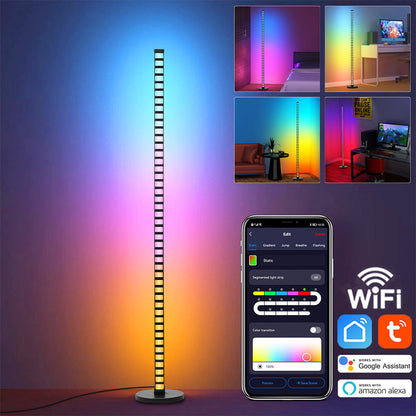WiFi Smart LED Floor Lamp RGBIC for Living Room Corner and Bedroom view 2