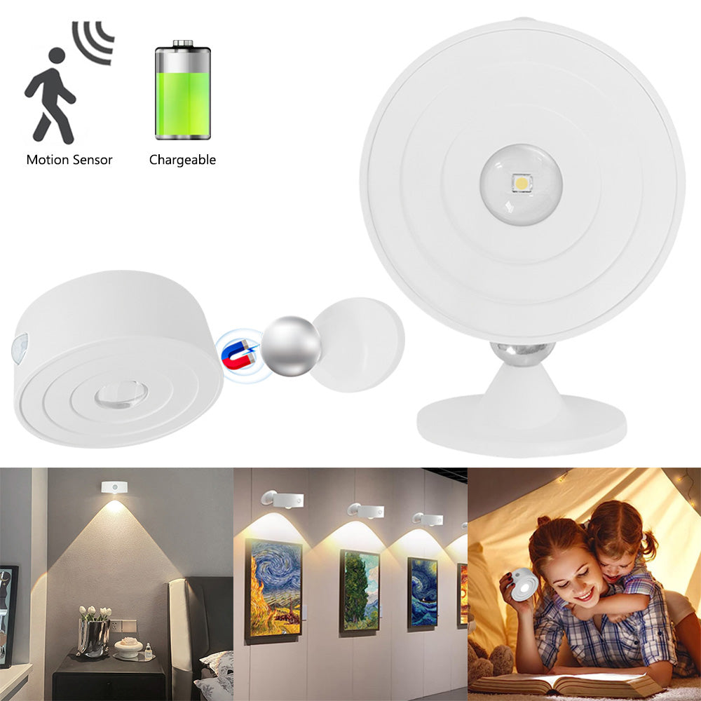 LED Sconce Magnetic Wall Lamp for Bedroom Hallway and Living Room view 2