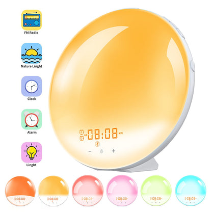 Sunrise Alarm Clock Wake up Light for Bedroom and Nightstand view 2
