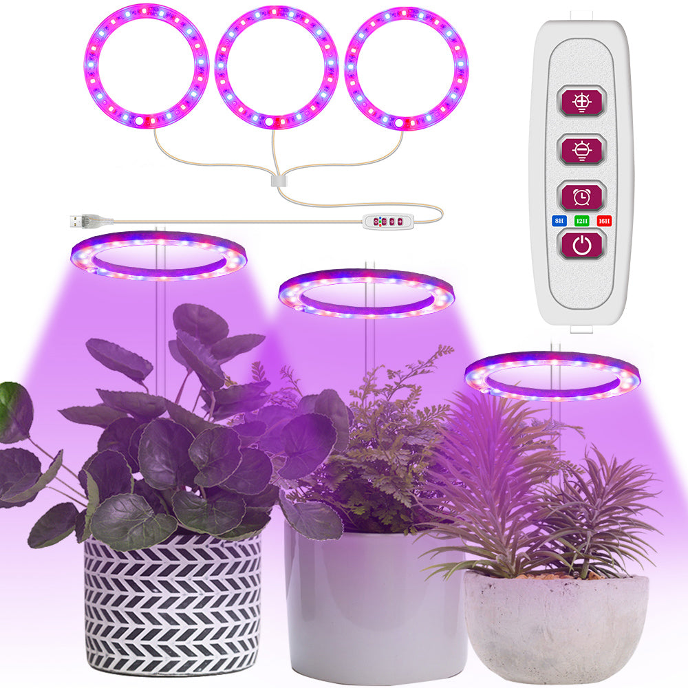 Full Spectrum USB LED Plant Grow Light Red Blue for Seedlings view 2