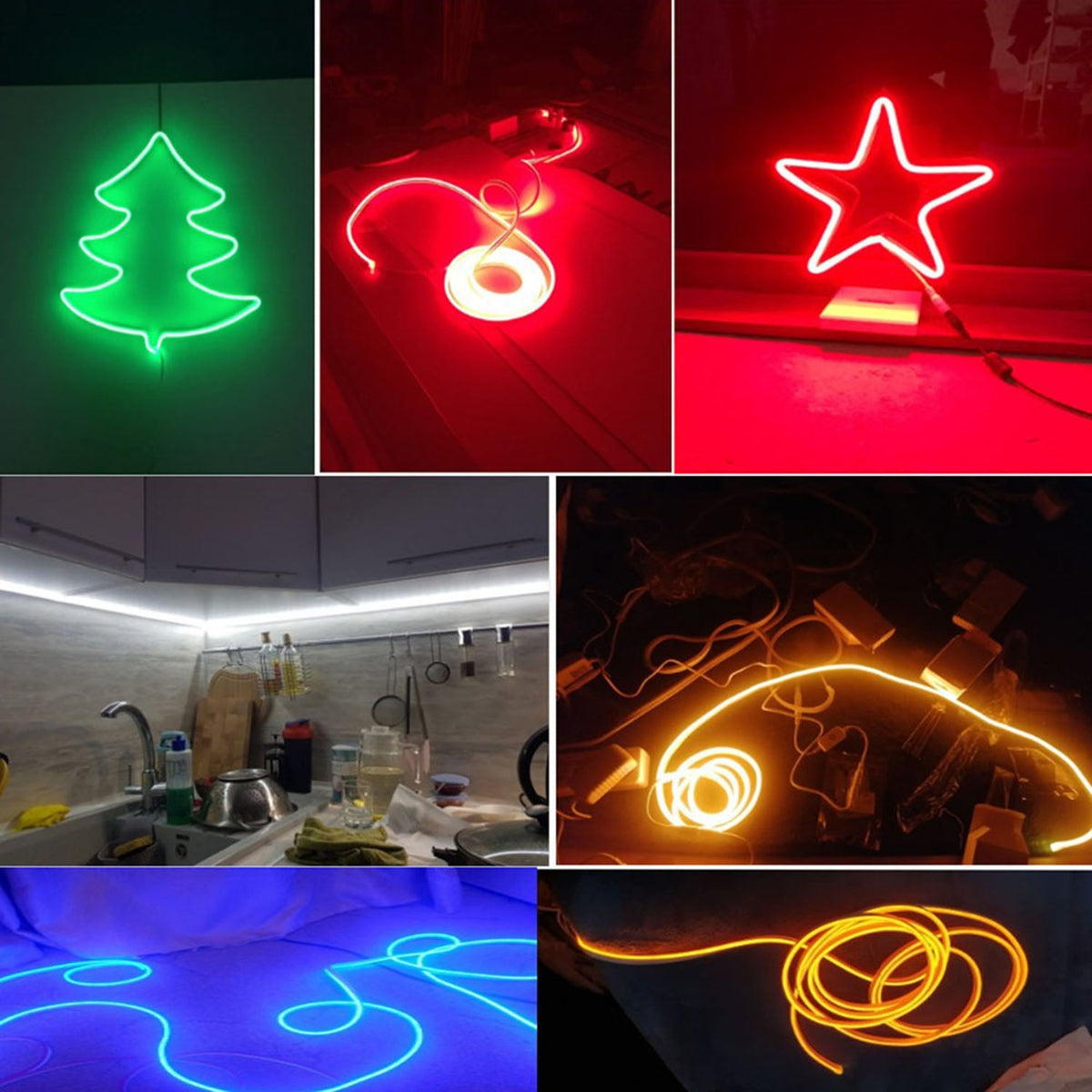 Waterproof Touch Switch Dimmable LED Neon Strip Light for Room Decor view 18