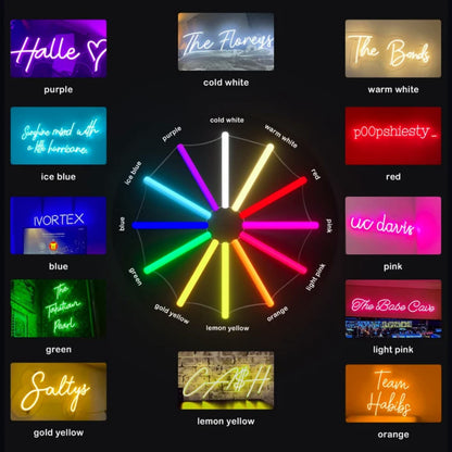 Custom Neon Sign LED Light for Bedroom Bar Shop and Wall Decor