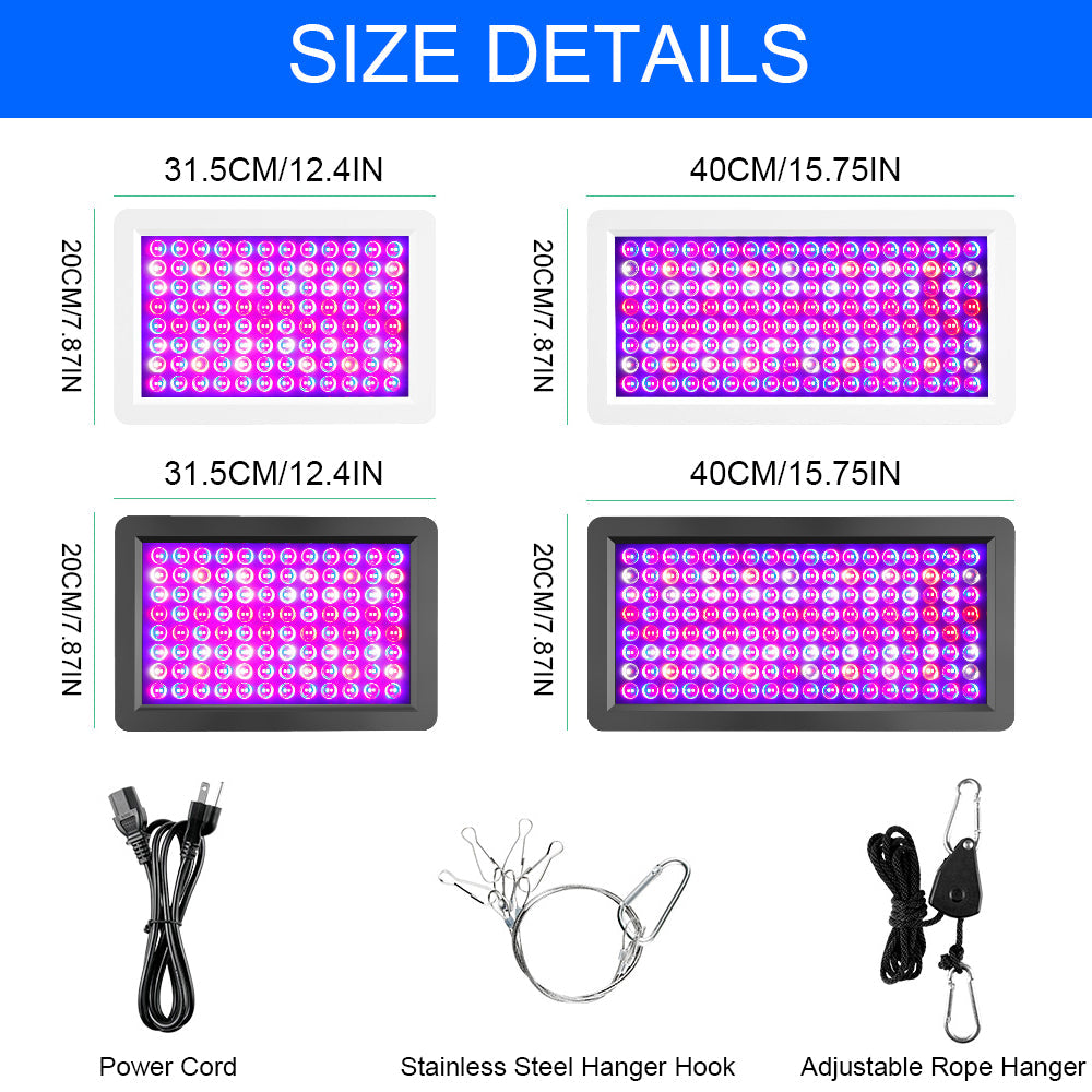 Full Spectrum LED Grow Light Panel Dual Chip Design for Indoor Plants view 19