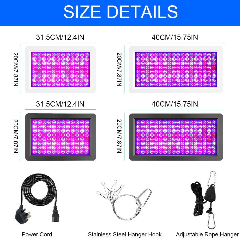Full Spectrum LED Grow Light Panel Dual Chip Design for Indoor Plants view 18