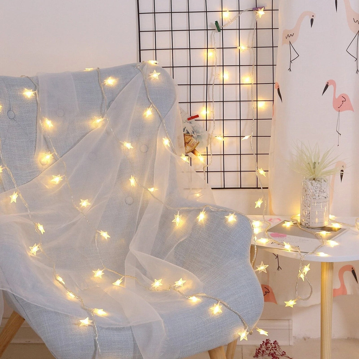 LED Star String Lights 6M to 25LEDs for Bedroom and Party Decor view 5
