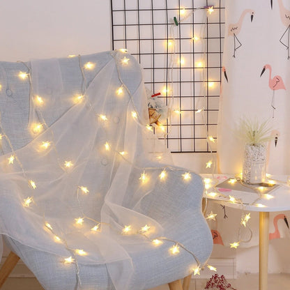 LED Star String Lights 6M to 25LEDs for Bedroom and Party Decor view 5