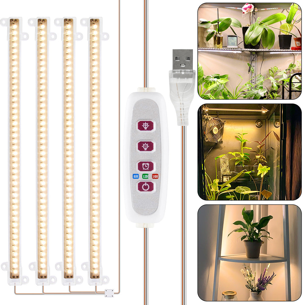 LED Sunlight Grow Light Strips for Indoor Plants Seedlings and Herbs