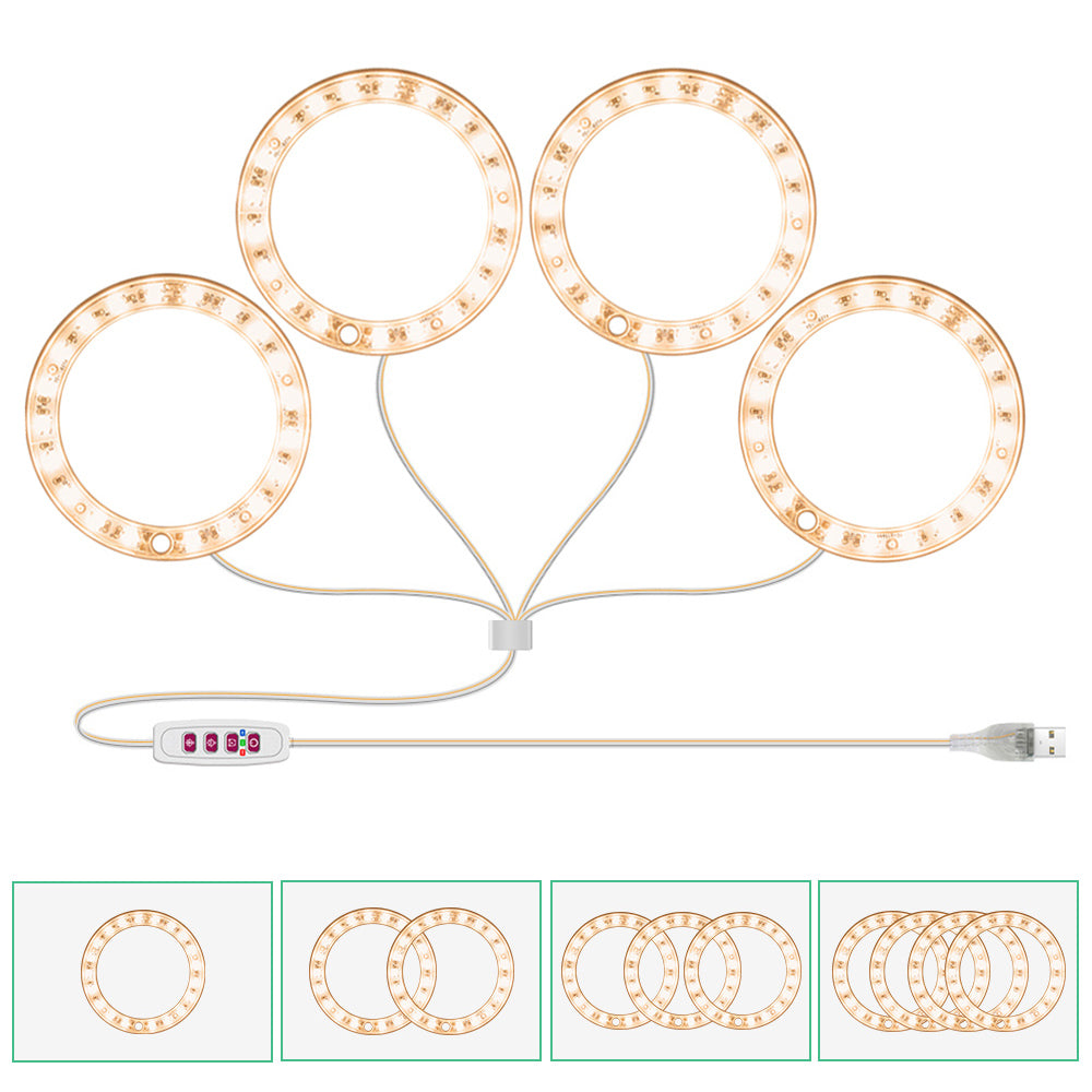 Full Spectrum USB LED Plant Grow Light Sunlight for Seedlings view 9